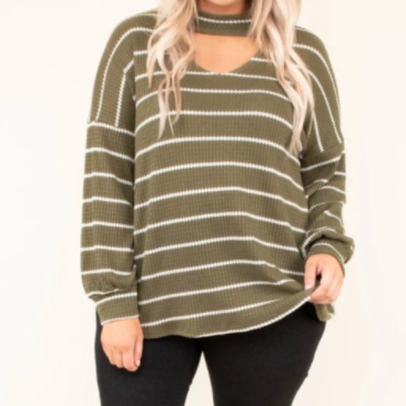 Chic Soul Tops - Green Top - Like New!
